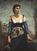 Jean Baptiste Camille  Corot Agostina2 USA oil painting reproduction
